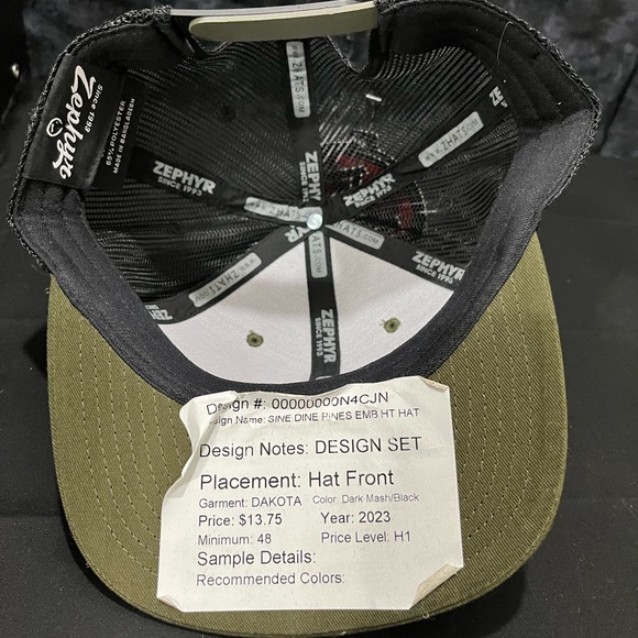 Michigan Upper Peninsula Green Black Mesh Baseball Cap SnapBack Zephyr ZHat NWT - Picture 8 of 8